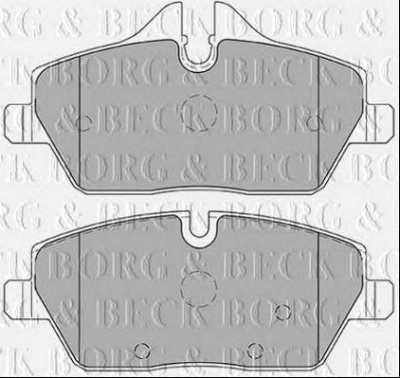 BORG & BECK bbp2446 -  Комплект тормозных колодок, дисковый тормоз